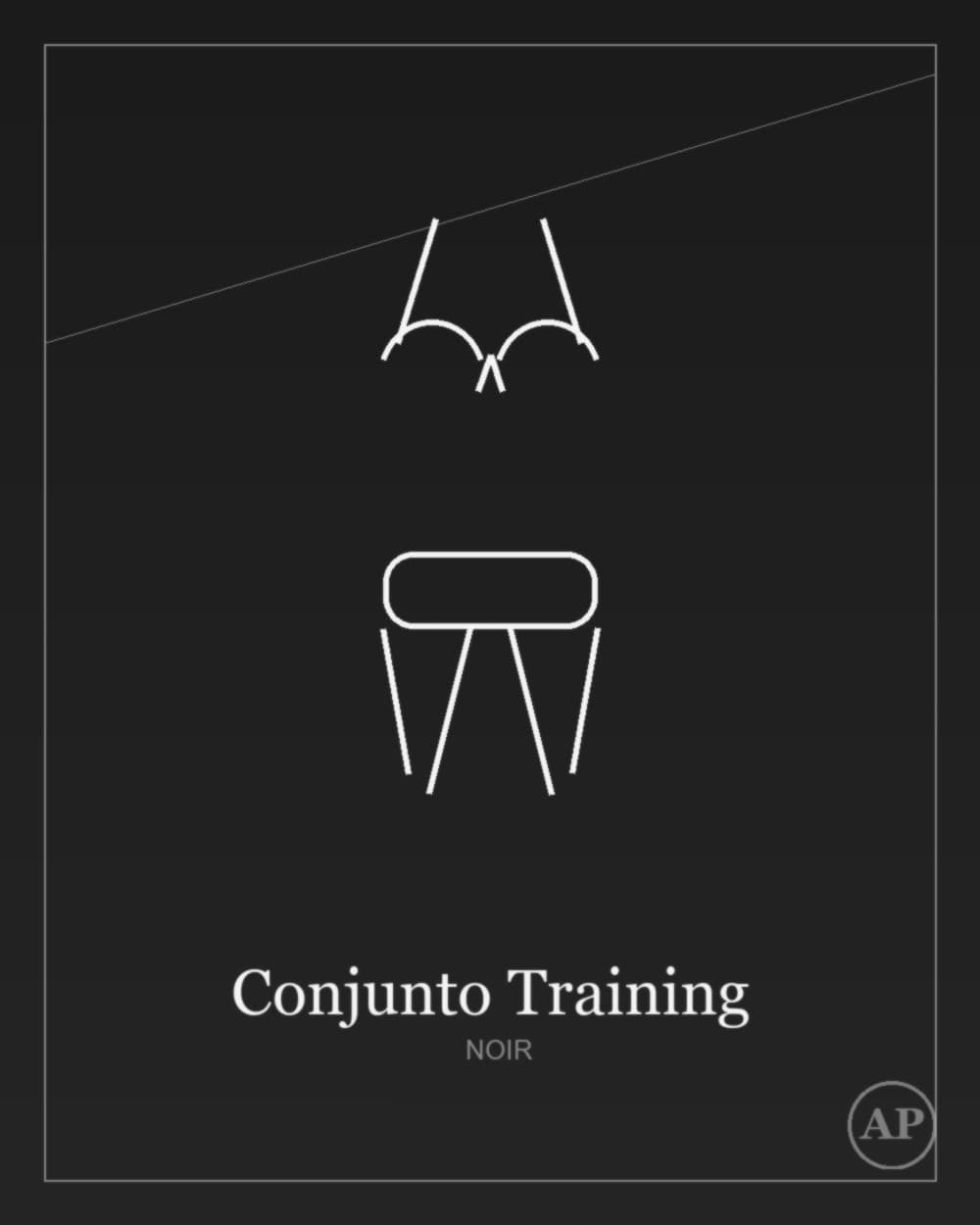 Conjunto Training Noir